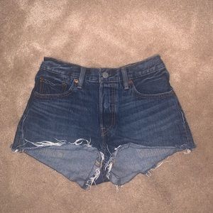 Levi's 501s button fly shorts